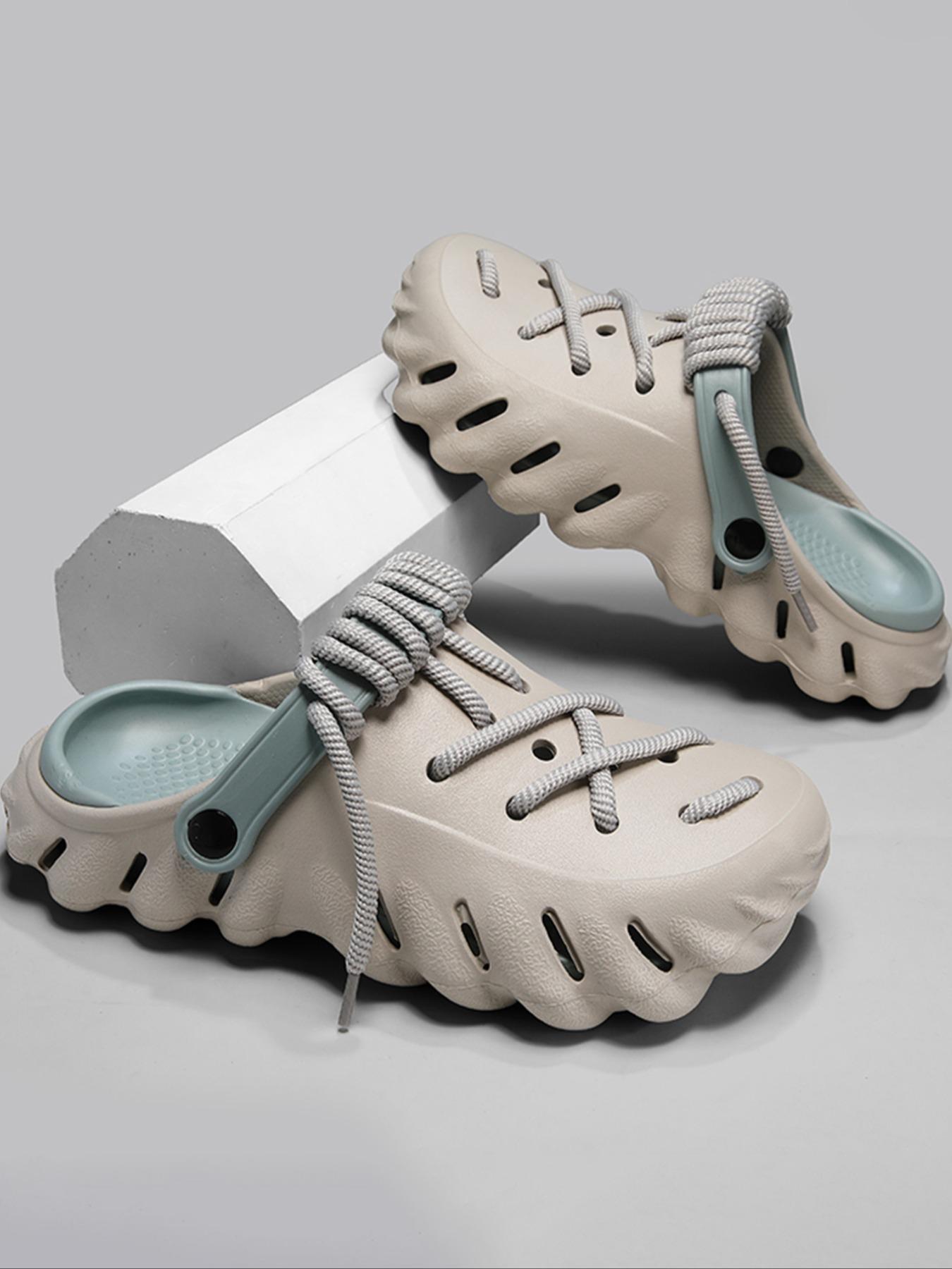 Unisex Classic Hole Shoes, Comfortable Casual Footwear, Casual Shoes Clogs, Bohemian Hand-Woven Durable Design, Perfect for Indoor and Outdoor Use