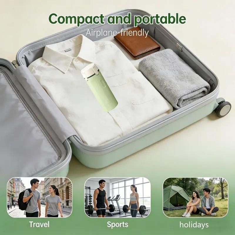 Four-In-One Travel Dispenser Bottle, Portable Cosmetic Shampoo Lotion Container, Compact Plastic Holder, Easy-Press Smooth Dispensing