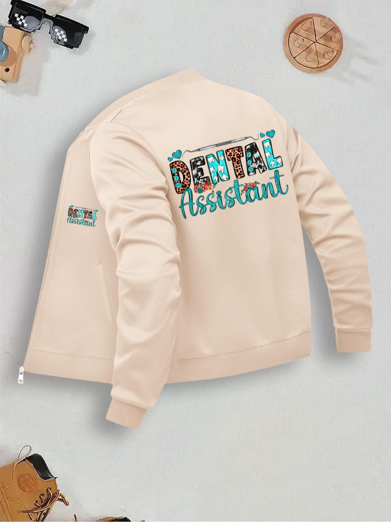 Women's Jacket, Multi-Color Options, Elegant Design, Perfect for Casual and Medical Staff, Fashionable Outerwear, Long Sleeve Fitted Style