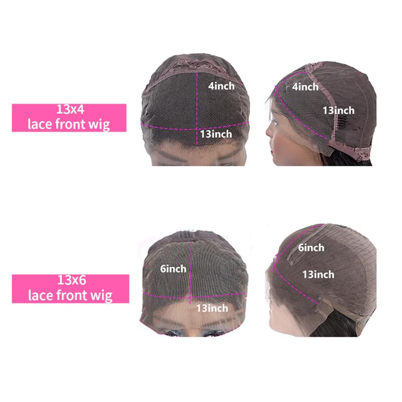 Bling Hair Reddish Brown Color Body Wave 13x4 Lace Front Human Hair Wig 180 Density 13x6 Hd Lace Frontal Wigs Brazilian Pre Plucked