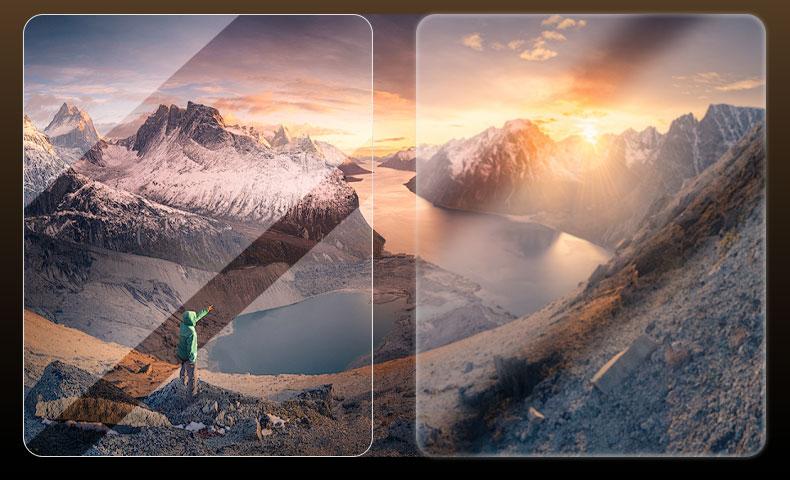 Protective Film for Dji Osmo Pocket 3 Camera, Screen Protector + Lens Film, Dust-Free HD Tempered Glass, Anti-Scratch, Responsive Control, Photography Camera Accessories