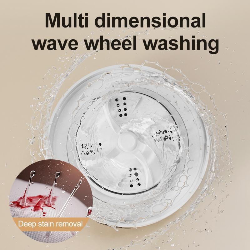 Portable Mini Washing Machine, USB Charging, High Quality Impact Resistant Underwear/Underwear Cleaning, Compact and Lightweight, Suitable for Apartments, Dormitories, Hotels, Caravans and Travelling Camping Convenience Gift, Portable Washer