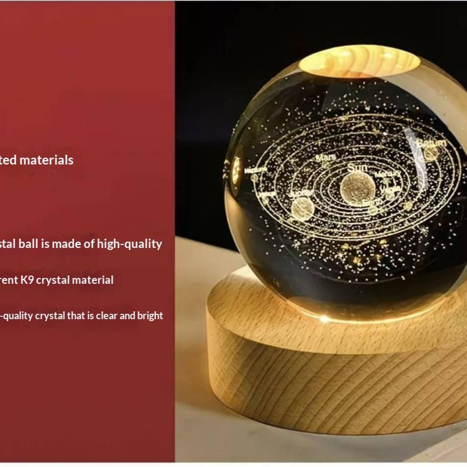 Crystal Ball Creative Ornament Desktop Decoration Toy, Couple Friend Birthday Gift, Organic Glass Material, No Ca Prop 65 Warning