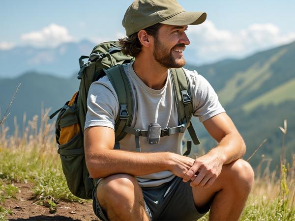 Wearable bluetooth speaker Bluetooth Speaker with Voice Assistant & Mic IPX7 Waterproof Clip-on Portable Speaker Pairing Up to 30H of Play Supports Siri Audio Wireless TikTokShopHolidayHaul Smartphone Protection