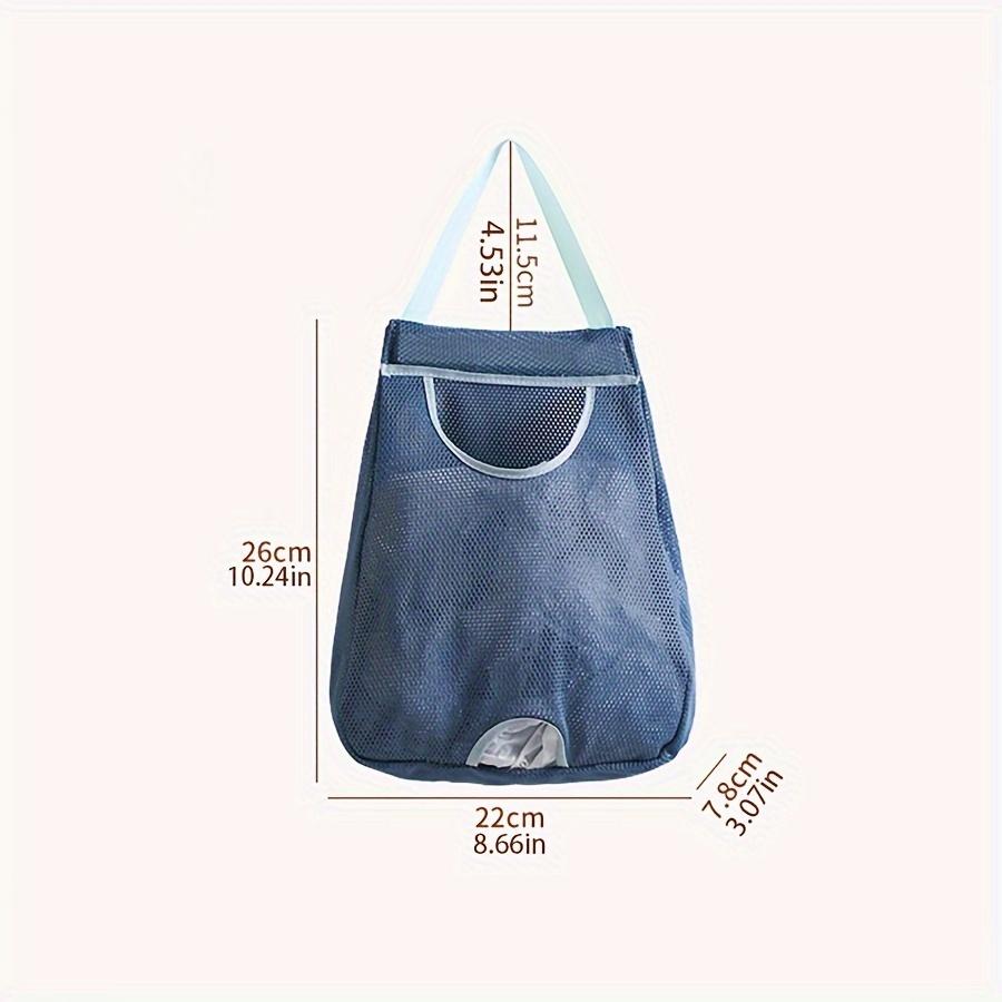 Mesh Garbage Bag Dispenser, 1 Count Washable Plastic Bag Holder, Garbage Bag Storage Organizer for Kitchen, Home Organizer[Only Bag Holder]