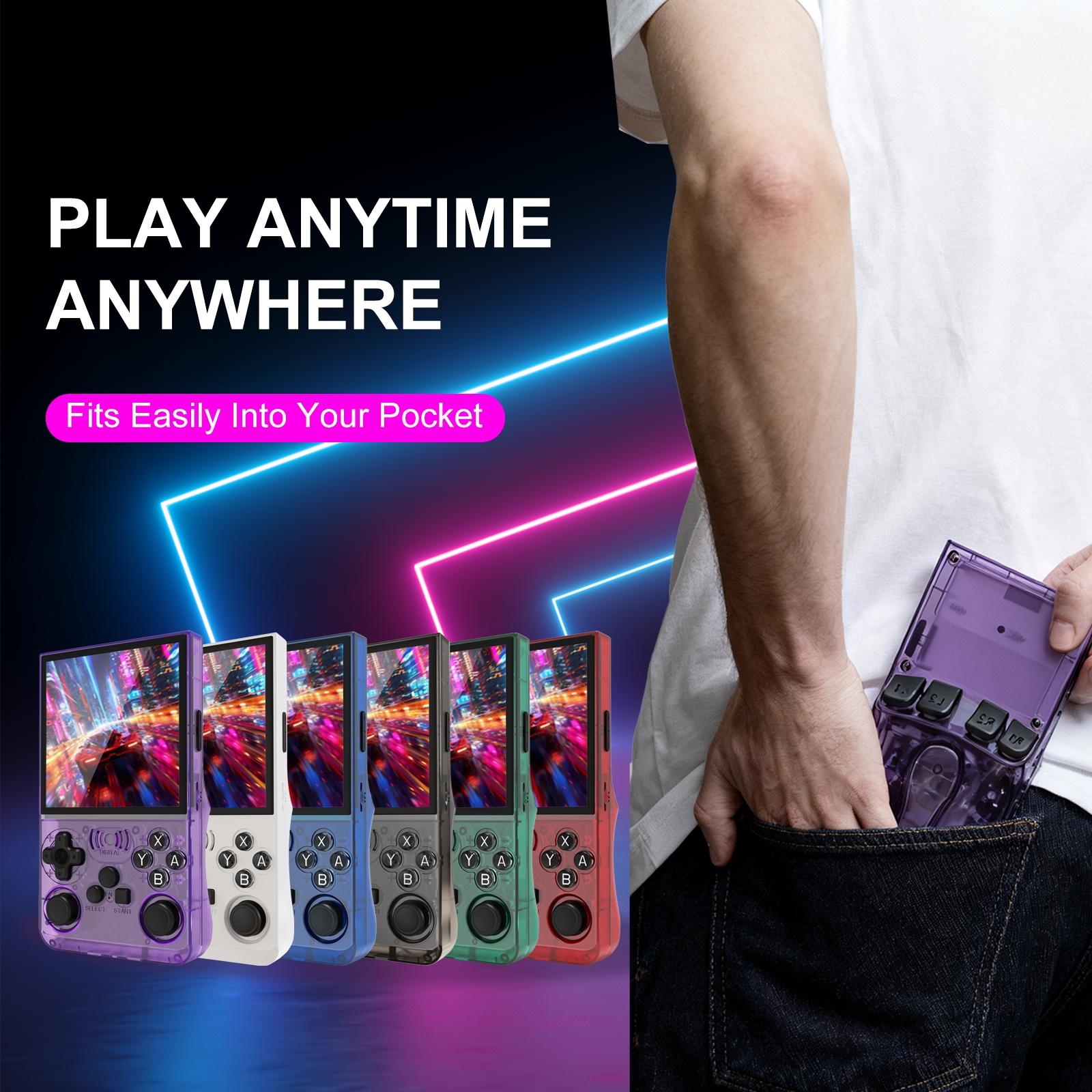 Gaminja Upgraded ANS13 Open-Source Portable Retro Handheld Gaming Console, 15000+ Games, Perfect for Nostalgic Players, Home & Travel Use