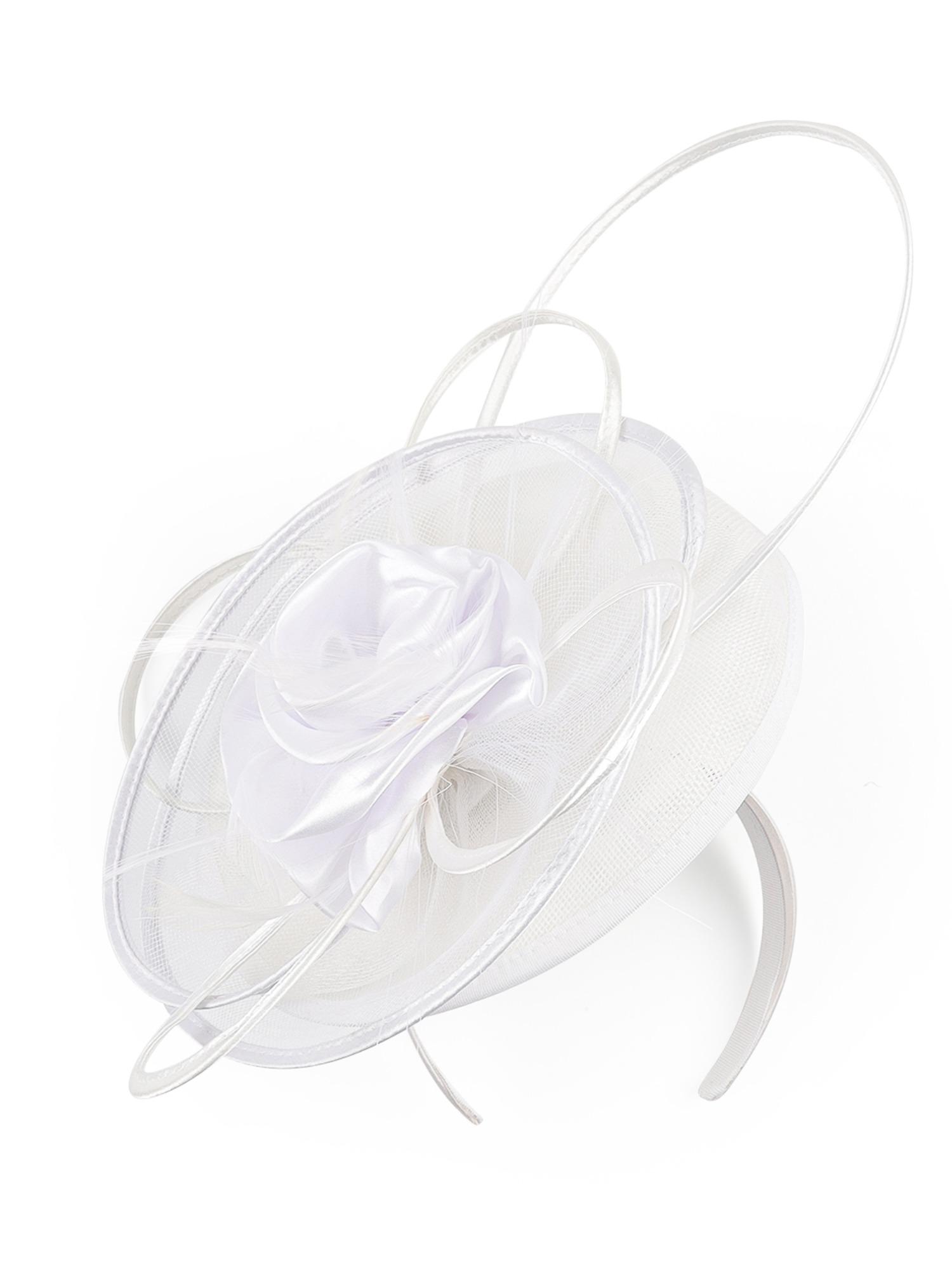 Women's Novelty Fascinator with Headband for Derby Parties and Stage Performances, Elegant and Eye-Catching Hair Accessory