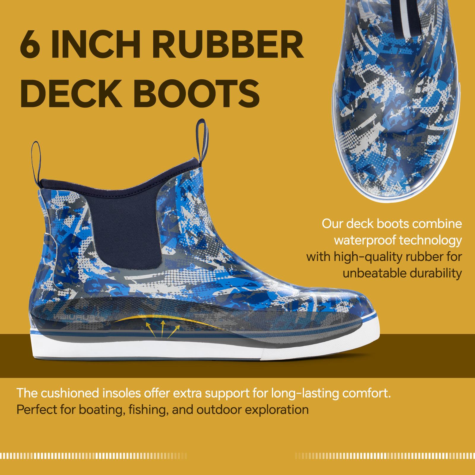 Furuian Men's Deck Boots Fishing Boots Rain boots work shoes Professional Waterproof&Non-Slip Walking Ankle Booties Slip On Neoprene Rubber Footwear Chelsea Boots Men botas para hombre for Gardening Fishing Boating Camping Sailing Fathersdaygift Boy Furuian Men's Deck Boots Fishing Boots Rain boots work shoes Professional Waterproof&Non-Slip Walking Ankle Booties Slip On Neoprene Rubber Footwear Chelsea Boots Men botas para hombre for Gardening Fishing Boating Camping Sailing Fathersdaygift Boy