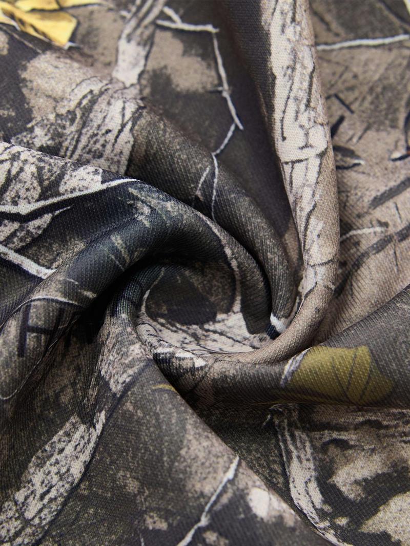 Unisex Street Style Saint Print Camo Pants, Fitted Long Trousers for All Seasons, Casual Daily Wear, Y2K Fashion, Men's Gift