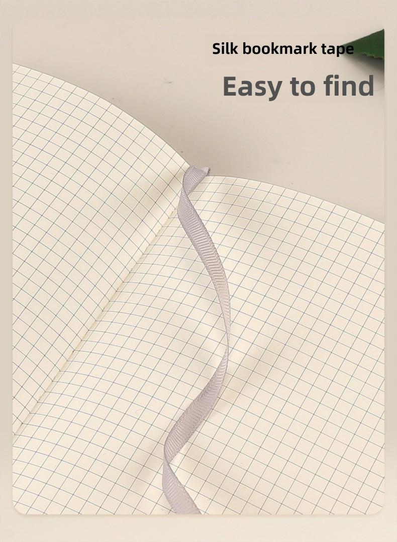 A5 Grid Notebook, Multifunctional Graph Paper Journal, Ideal for Students, Math & Engineering, Drawing Sketchbook, Writing School Supplies, Durable Drawing Notebook