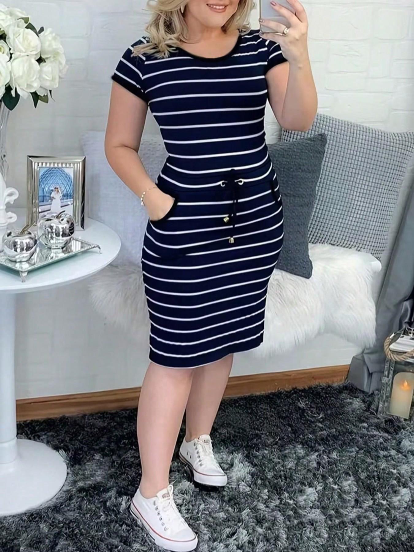 2026 New Casual Double Pocket Button Drawstring Bodycon Dress, Stylish and Comfortable Design, Perfect for Daily Wear 2026 New Casual Double Pocket Button Drawstring Bodycon Dress, Stylish and Comfortable Design, Perfect for Daily Wear