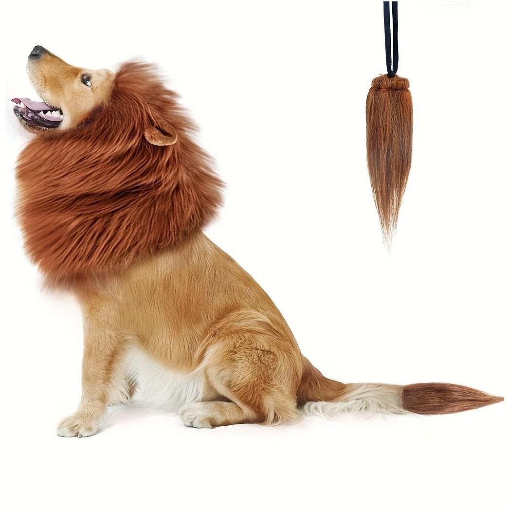 Lion Mane Dog Costume, Lion Mane Wig for Medium to Large Dogs, Halloween for Big Dogs, Fun Pet Dress-Up Gear