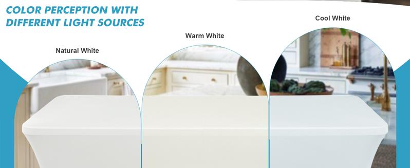 6FT Tablecloth [6 Pack, White] 200 GSM Stretch, Fitted, Washable and Wrinkle Resistant Table Cloth Rectangle Cover for Trade Shows, Wedding, Parties [72Lx30Wx30H Inch]