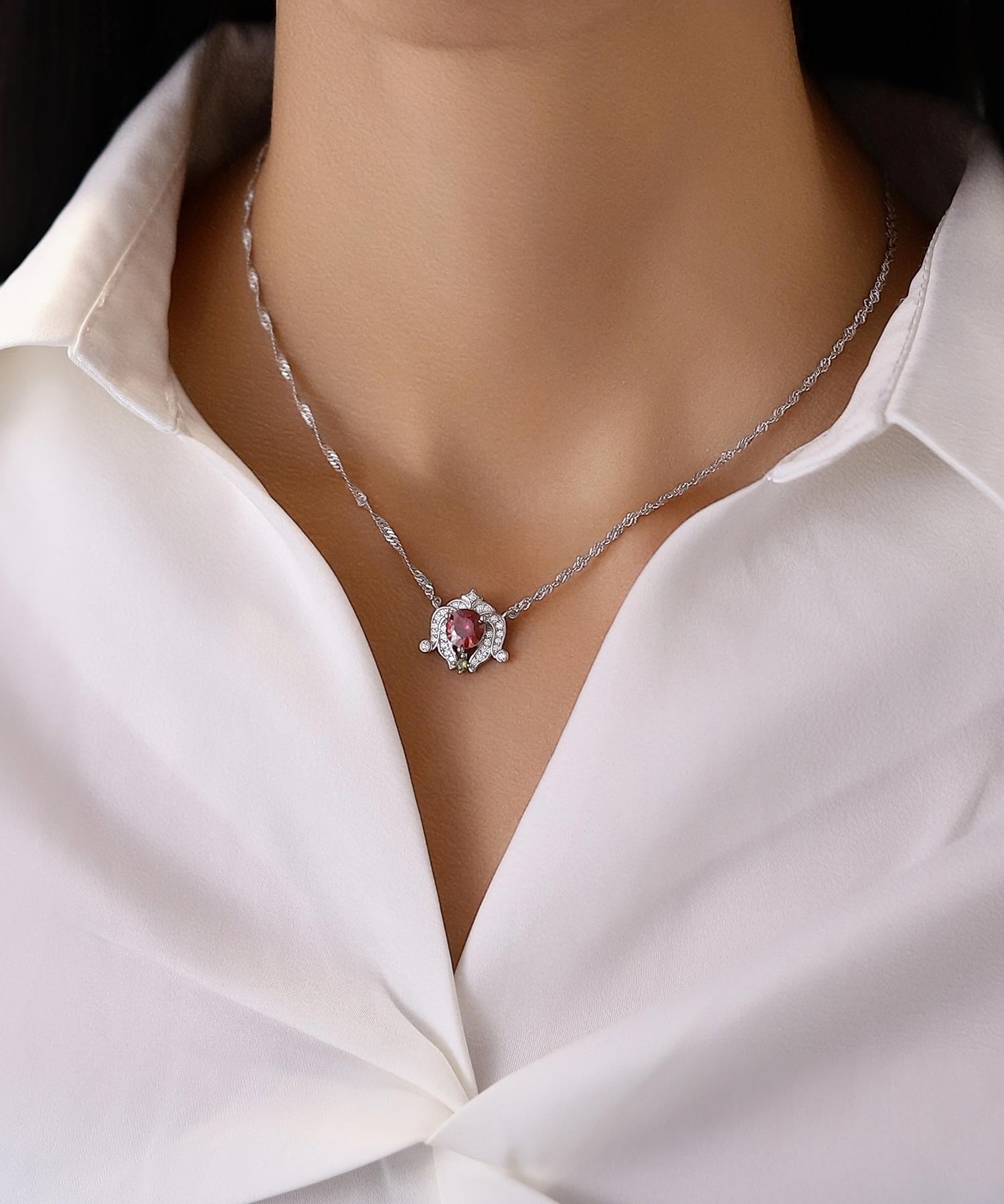 【Zodiac Pendant Necklace】Star Sign 1CT Synthetic Moissanite Zodiac Necklace 1.66mm Italian Rope Chain in 925 Sterling Silver Special Gift Package Birthday/AnniversaryGift for Women