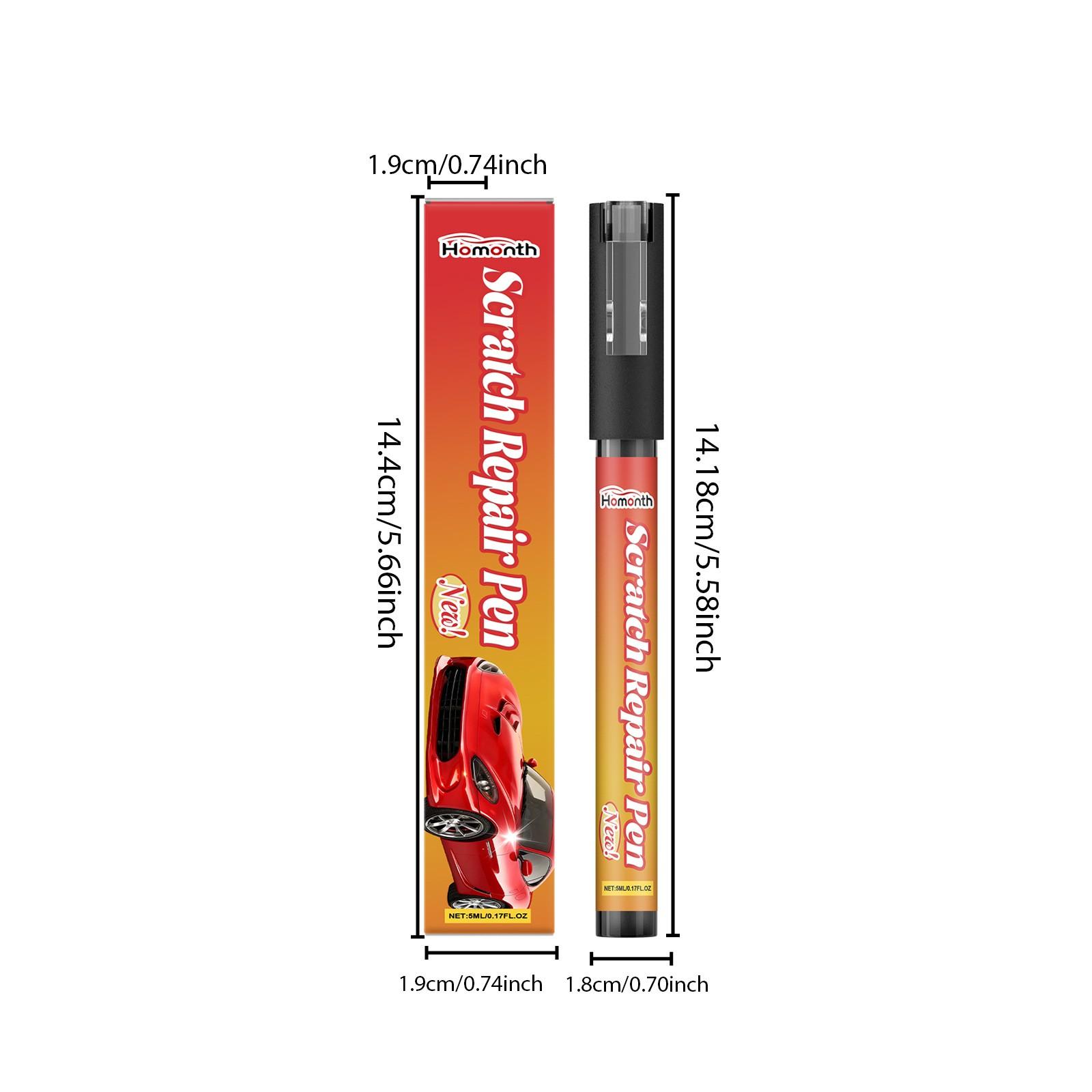 Amazing car scratch repair pen, a professional car repair solution, suitable for any color, can repair scratches, swirl marks, and abrasions. An easy DIY paint repair kit to create a flawless paint finish.