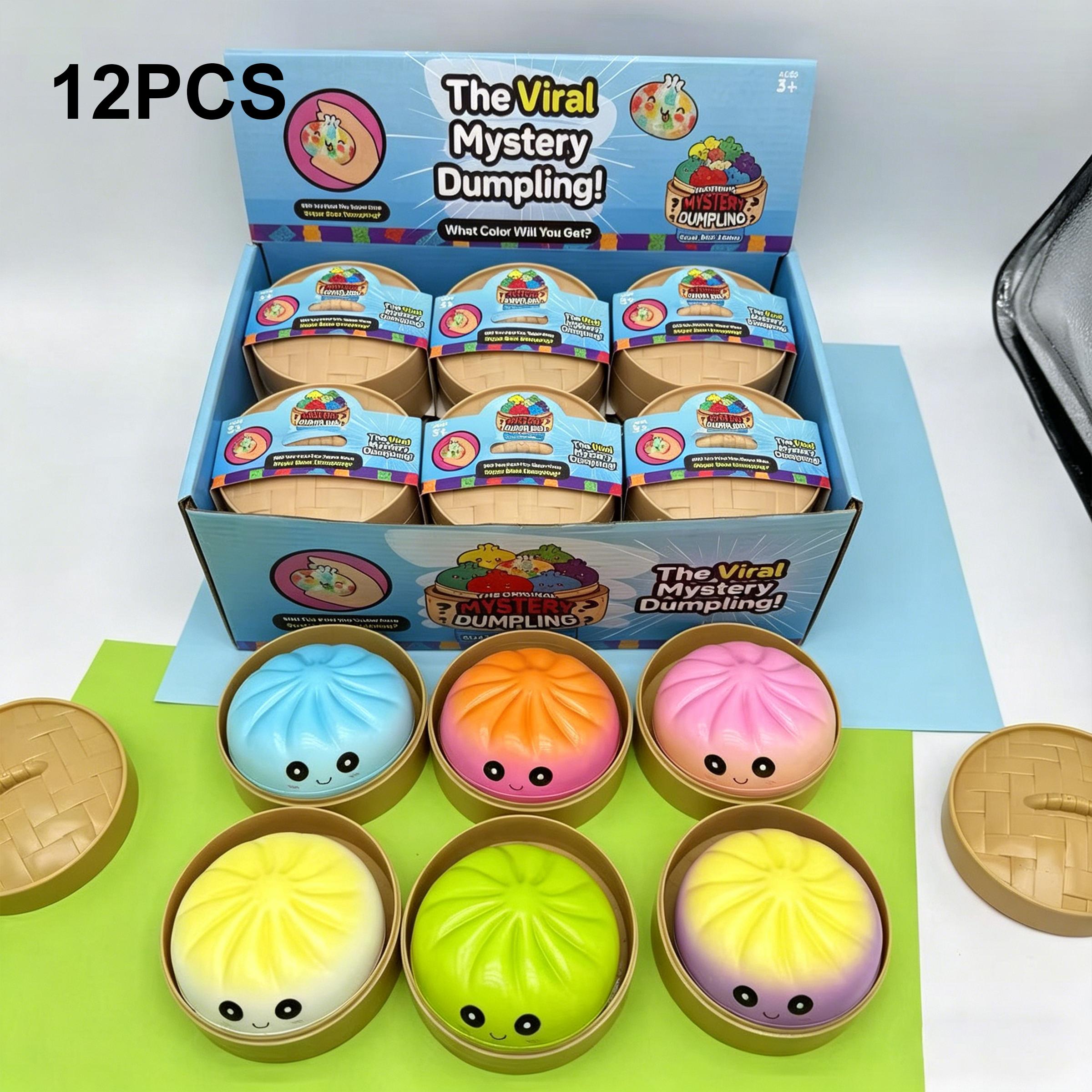 Realistic bun stress-relieving toy cute char siu bao stress-relieving toy set creative cartoon bun squeeze toy gift