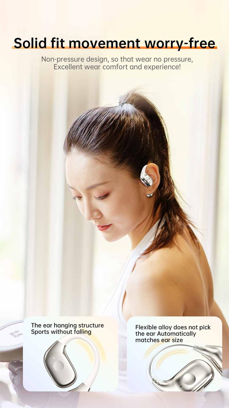 S200 OWS ultra Open earbuds wireless 8d audio ear cleaner headphones Sports Bluetooth Earphone Headset Electronic