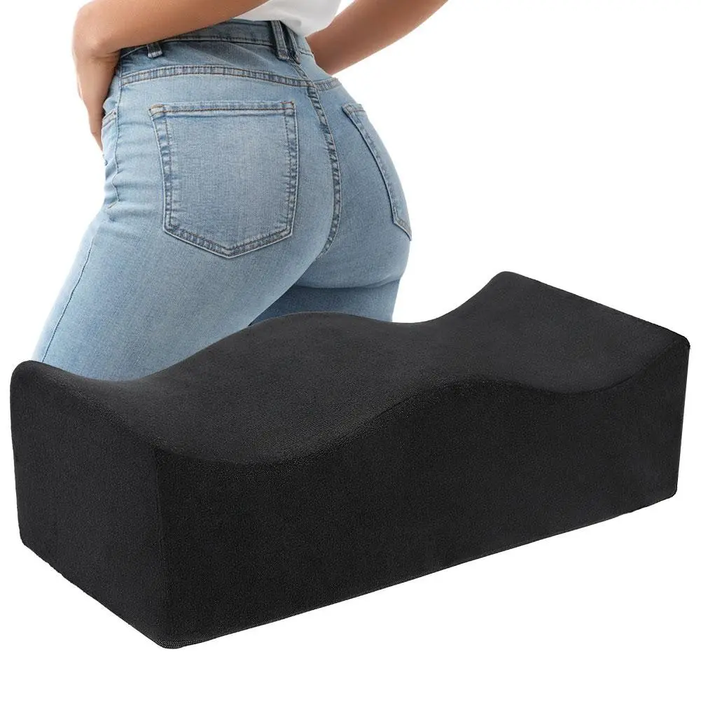 Durable Contour Memory Foam Bbl Pillow, Post-Op Recovery Cushion, Comfortable Seat Pad for Home and Office, 1 Piece