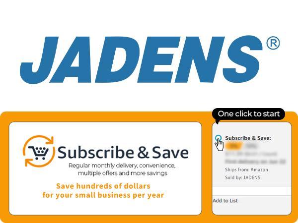 JADENS 4x6 Thermal Printing Labels - 350 Labels for Thermal printer Waterproof, BPA/BPS Free, Most Thermal Printer, Perforated, Commercial Grade