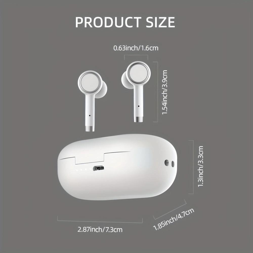 OTC Hearing Assistance Device, Adjustable Volume, Rechargeable Case, Low Power Consumption