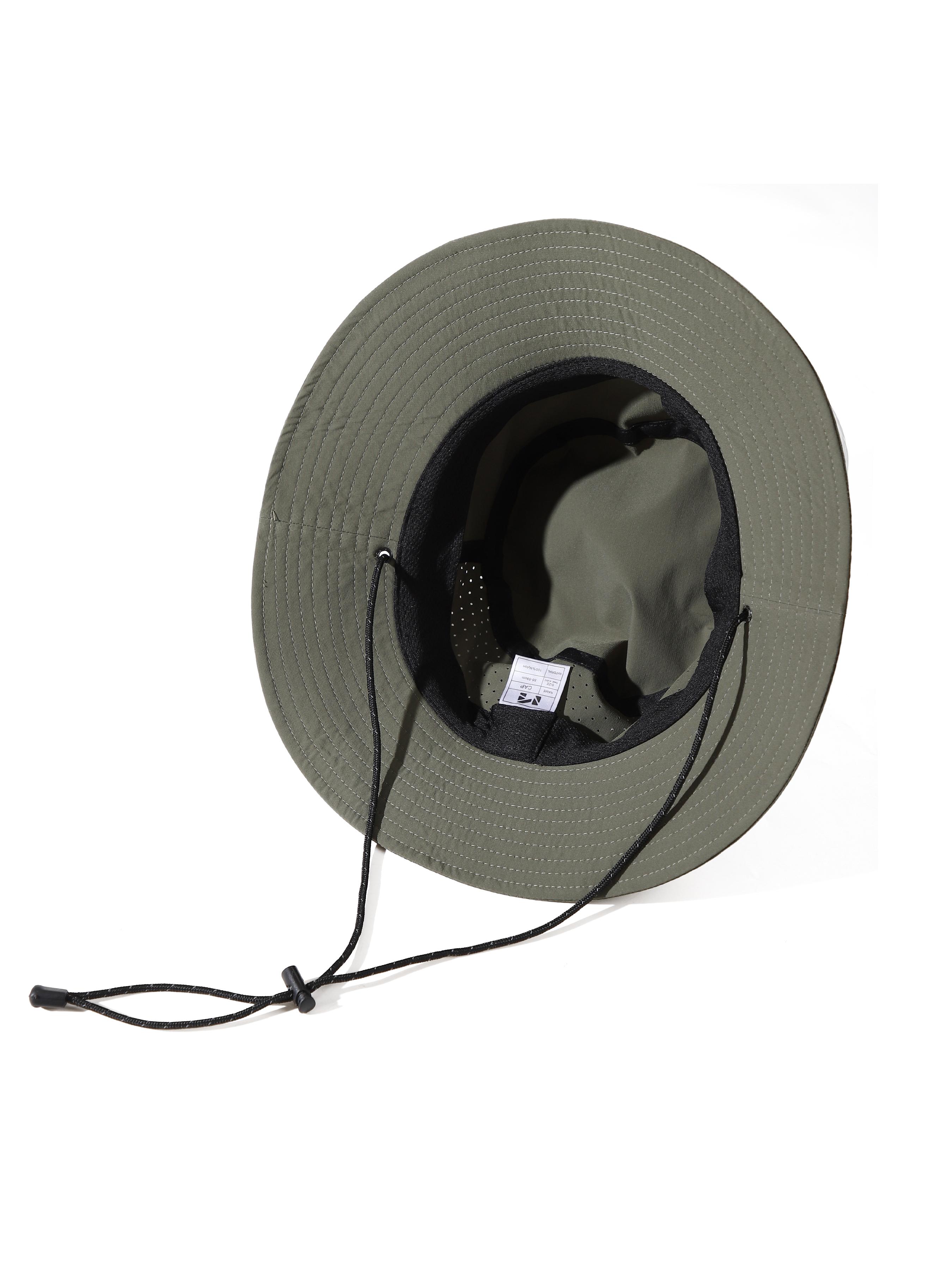 1 Pack Universal Solid Color 100% Polyester Bucket Hat For Men Women Camping Hiking Travel Spring Summer UPF 50+ Foldable Sun Hat