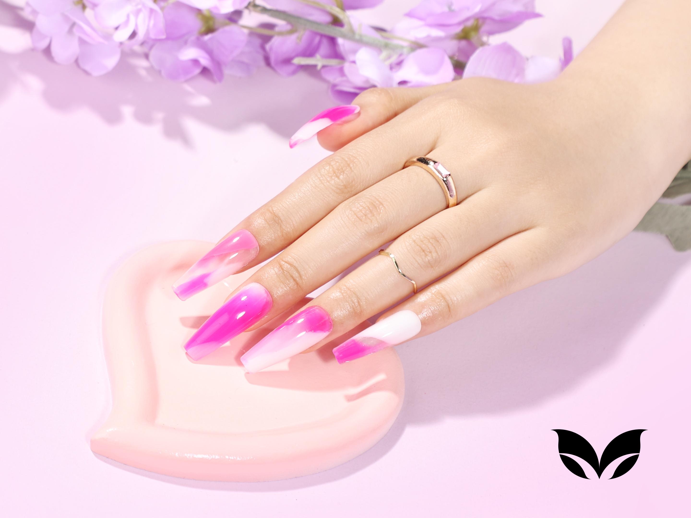 Morovan Poly Gel Nail Kit: with 5 Colors and UV Lamp Poly Gel Starter Kit With Slip Solution Base Coat and Top Coat Nail Extension Gel