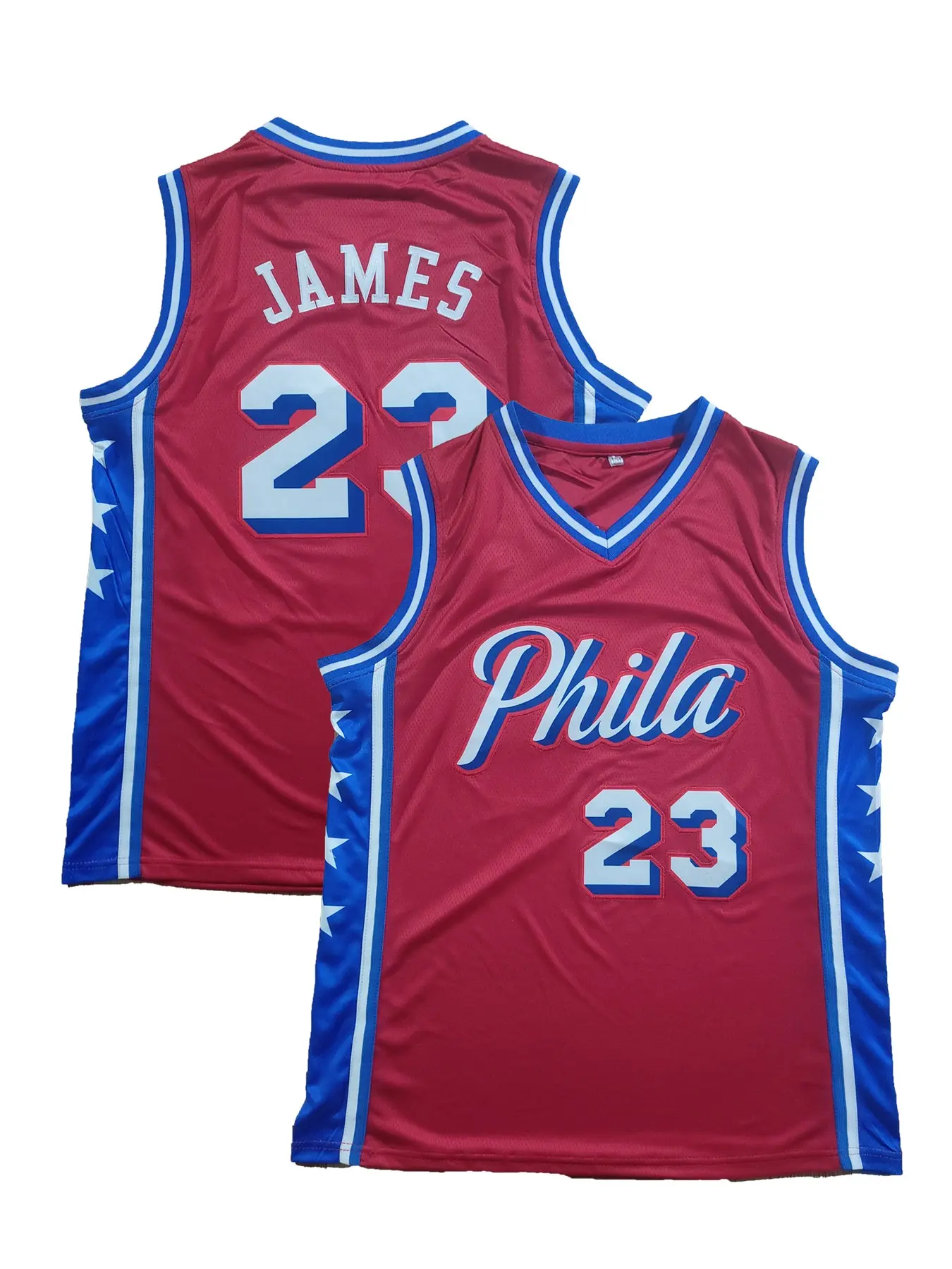 Men's Basketball Jersey 23 Number Embroidered, Quick-Dry Sporty Casual Tank Top, Loose-Fit Outdoor Sports Wear, All Seasons