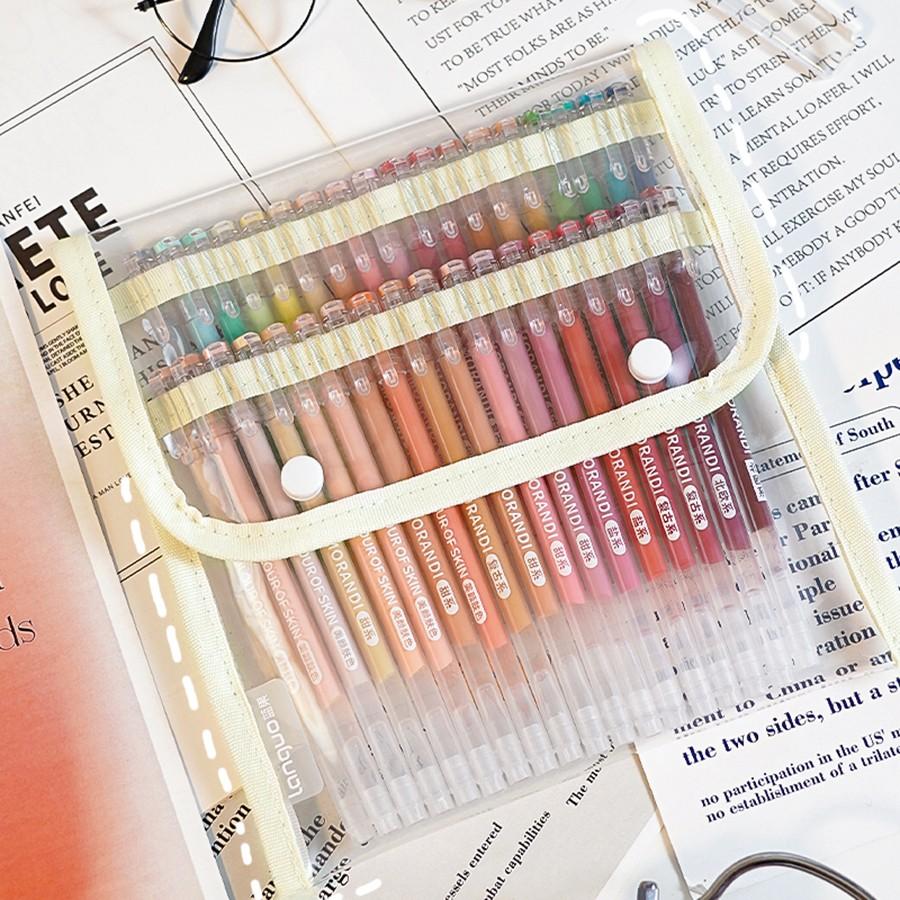 Large Capacity Multi-Layer Pencil Case, Transparent Visible Layer Storage, Multiple Colors Available, Durable and Wear-Resistant