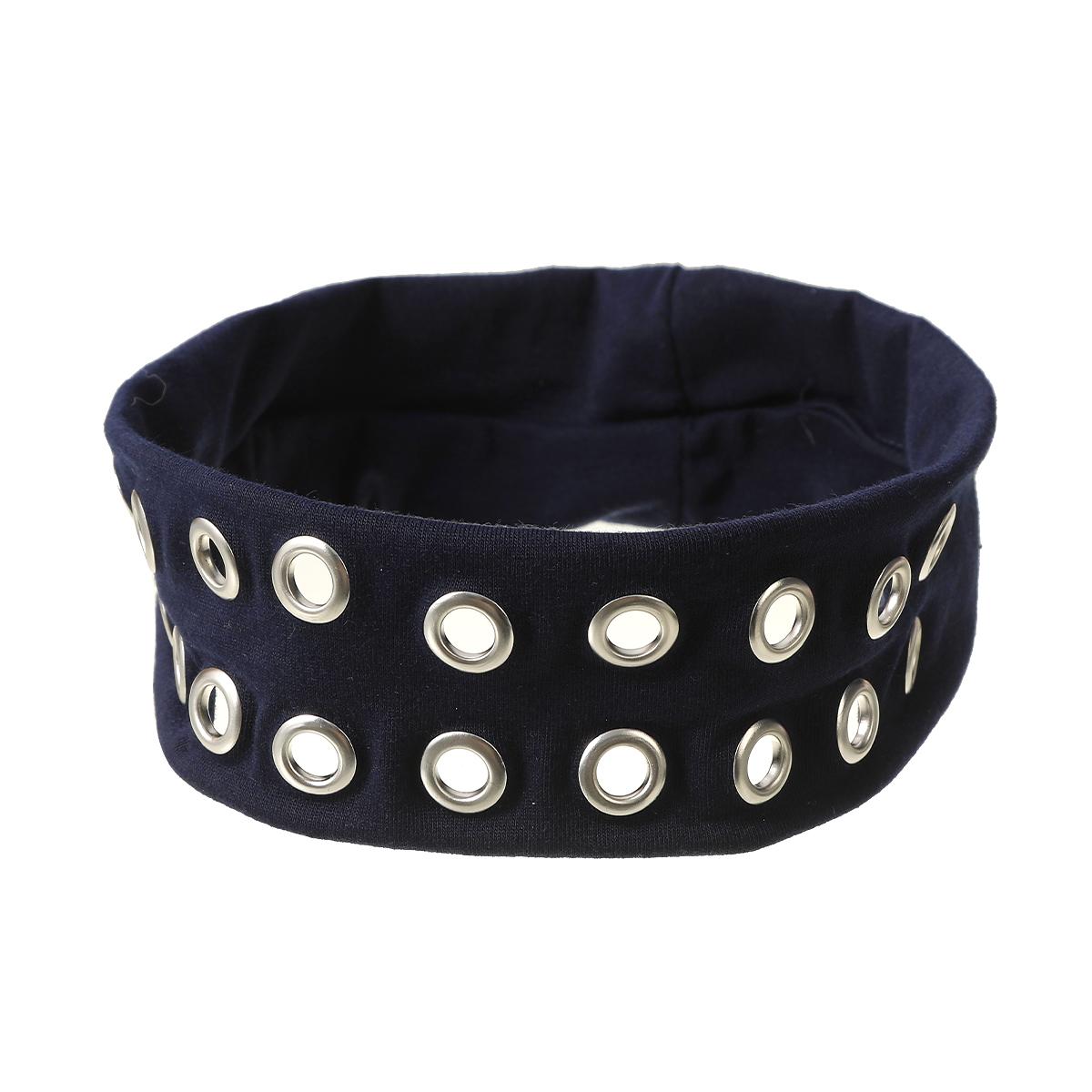 AWAYTR Fashion Grommet Wide Headbands for Women Hollow Out Elastic Head Bands Y2k Girls Punk Grunge Stretchy Hair band Hair Accessories AWAYTR Fashion Grommet Wide Headbands for Women Hollow Out Elastic Head Bands Y2k Girls Punk Grunge Stretchy Hair band Hair Accessories