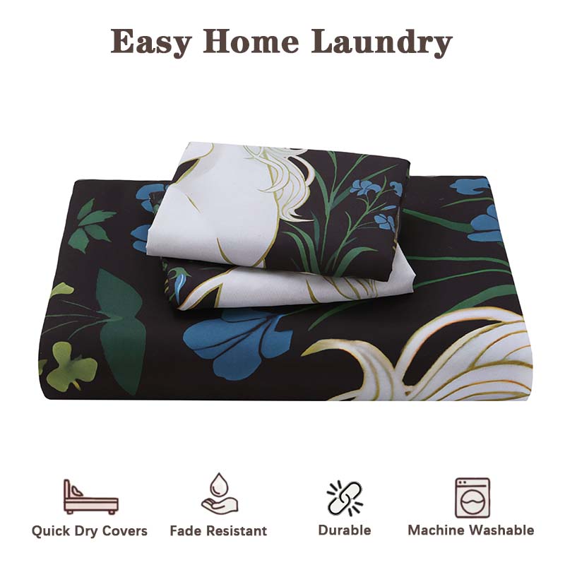 Unicorn Theme Reversible Bedding Set, Soft Polyester Duvet Cover and Pillowcase, Bedroom Decor, Comfortable and Stylish, Soft Bedding Sets