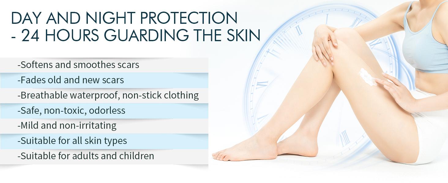 Scar Cream Gel, Advanced Silicone Scar Gel, Professional Scar Removal Cream for Surgical Scars, Stretch Mark, Keloid Bump, C-Section, Old and New Scars 1.7 oz(50g) Treatment Remedies Skin Tightening Oil Healthcare Therapeutic