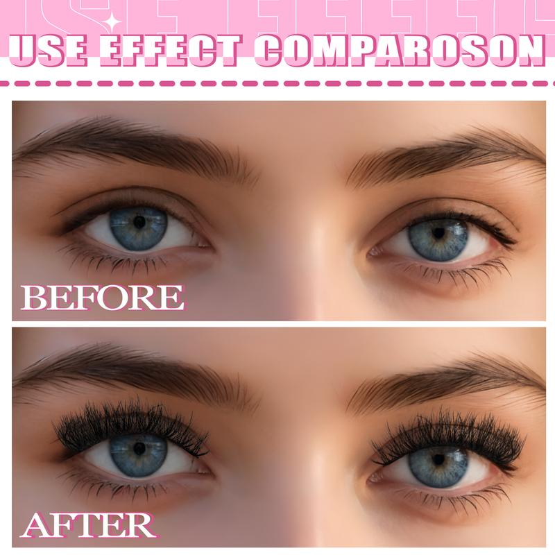 5D Faux Mink Lashes 3 Style False Eyelashes 100% Handmade Luxurious Fake Eyelashes