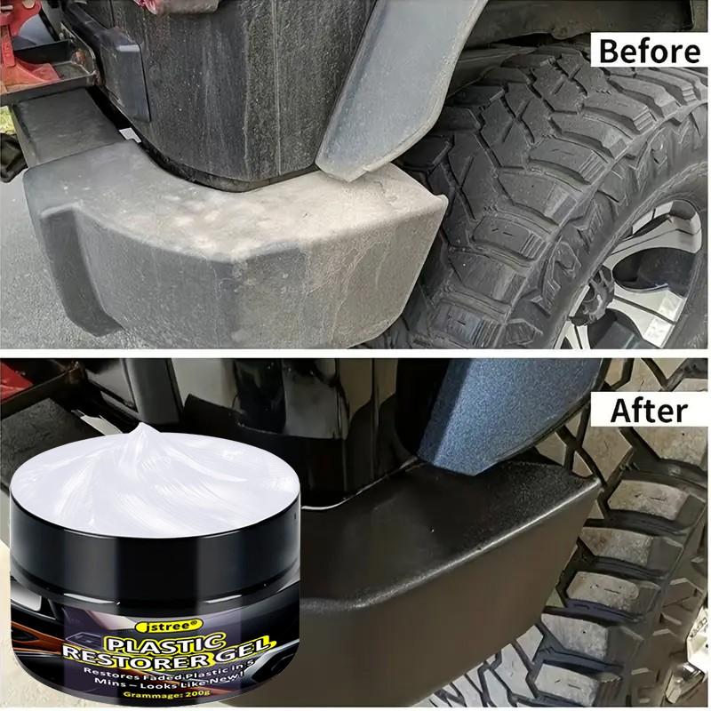Jstree Plastic Refinish Paste, Car Interior Aging Repair, Plastic Restoration Tool, 200g, Automotive Care Essentials