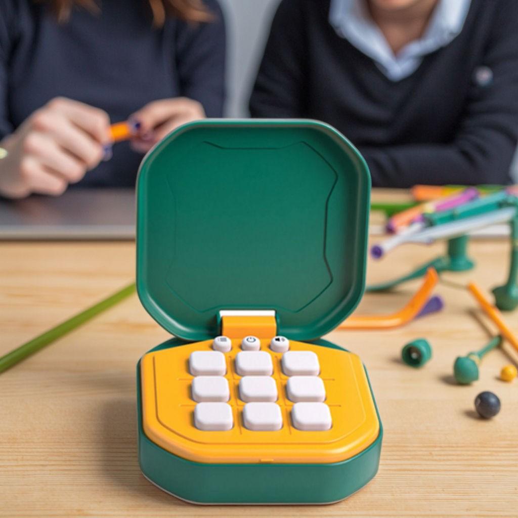 Electronic Tic-Tac-Toe Game, 9-in-1 Handheld Digital Puzzle Toy with Board, Tabletop Games, Portable Travel Brain Teaser Gift for Kids & Adults, Handheld Game Console Electronic Tic-Tac-Toe Game, 9-in-1 Handheld Digital Puzzle Toy with Board, Tabletop Games, Portable Travel Brain Teaser Gift for Kids & Adults, Handheld Game Console