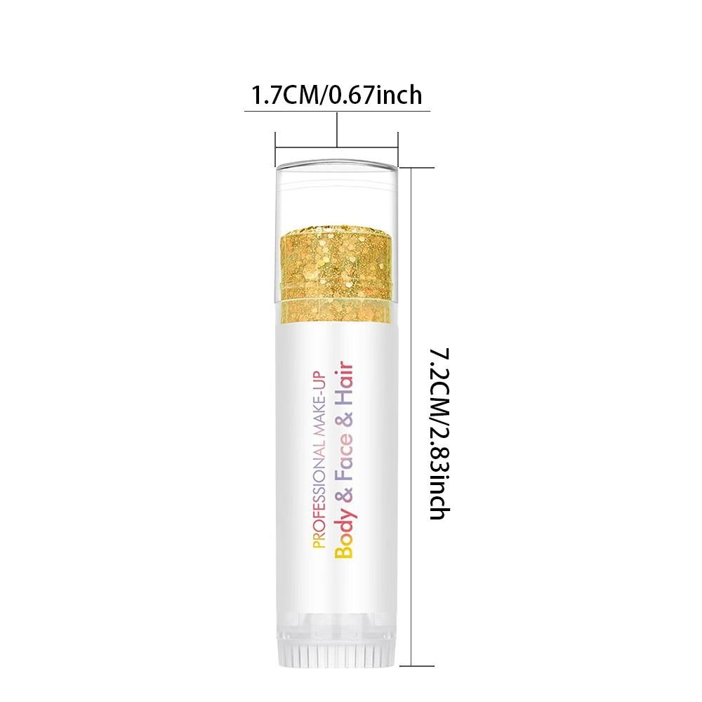 Single Pack Diaoni Magic Party Glitter Stick, Long-Lasting Shimmer, Easy Application, Halloween Christmas Party Essential, 5g Dan4734-01