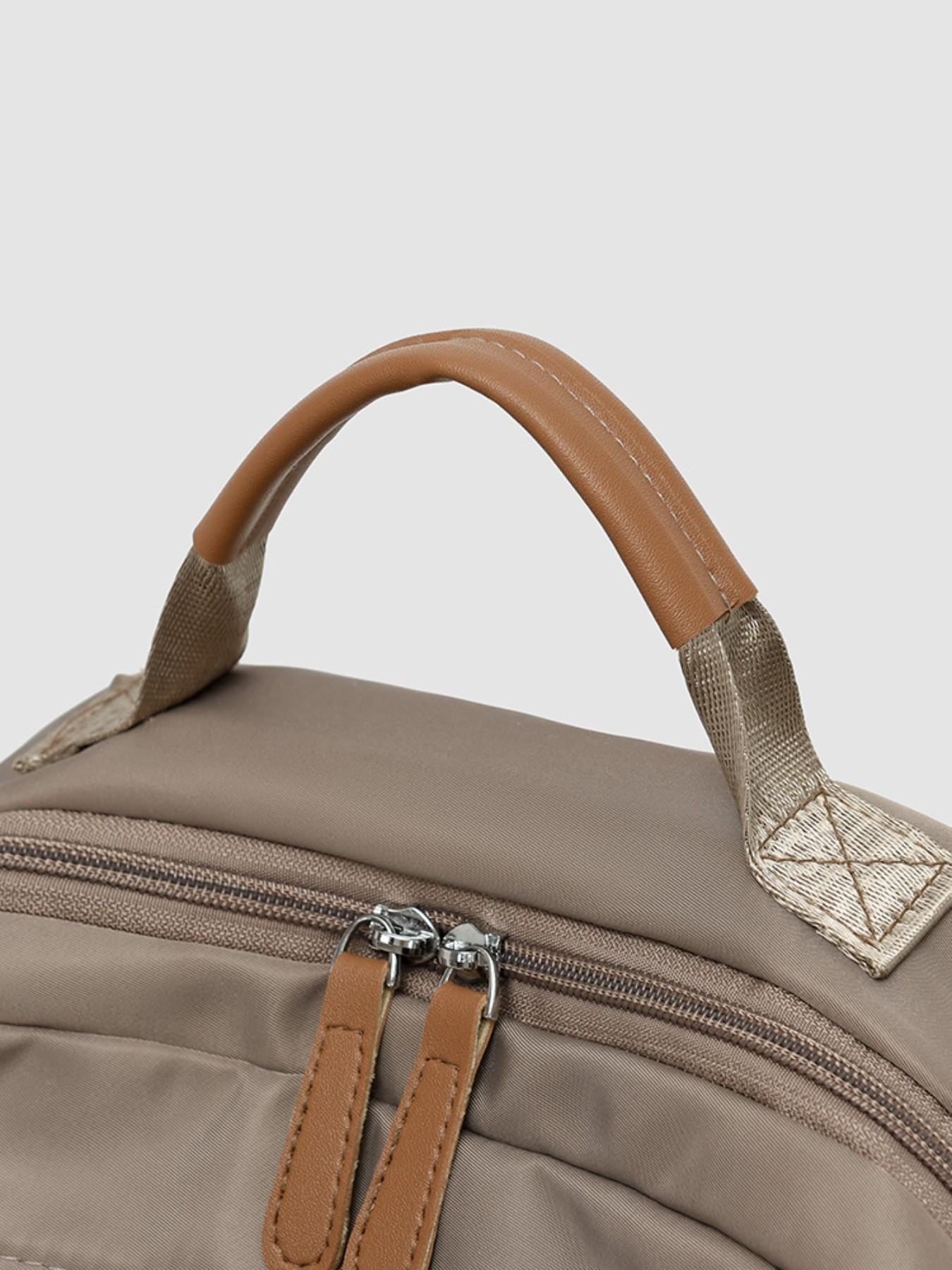 High-End Women's Backpack, Large Capacity Lightweight Simple Book Bag, Unisex Travel Nylon Backpack, Commute Laptop Bag, Casual Nylon Backpack, New Arrival