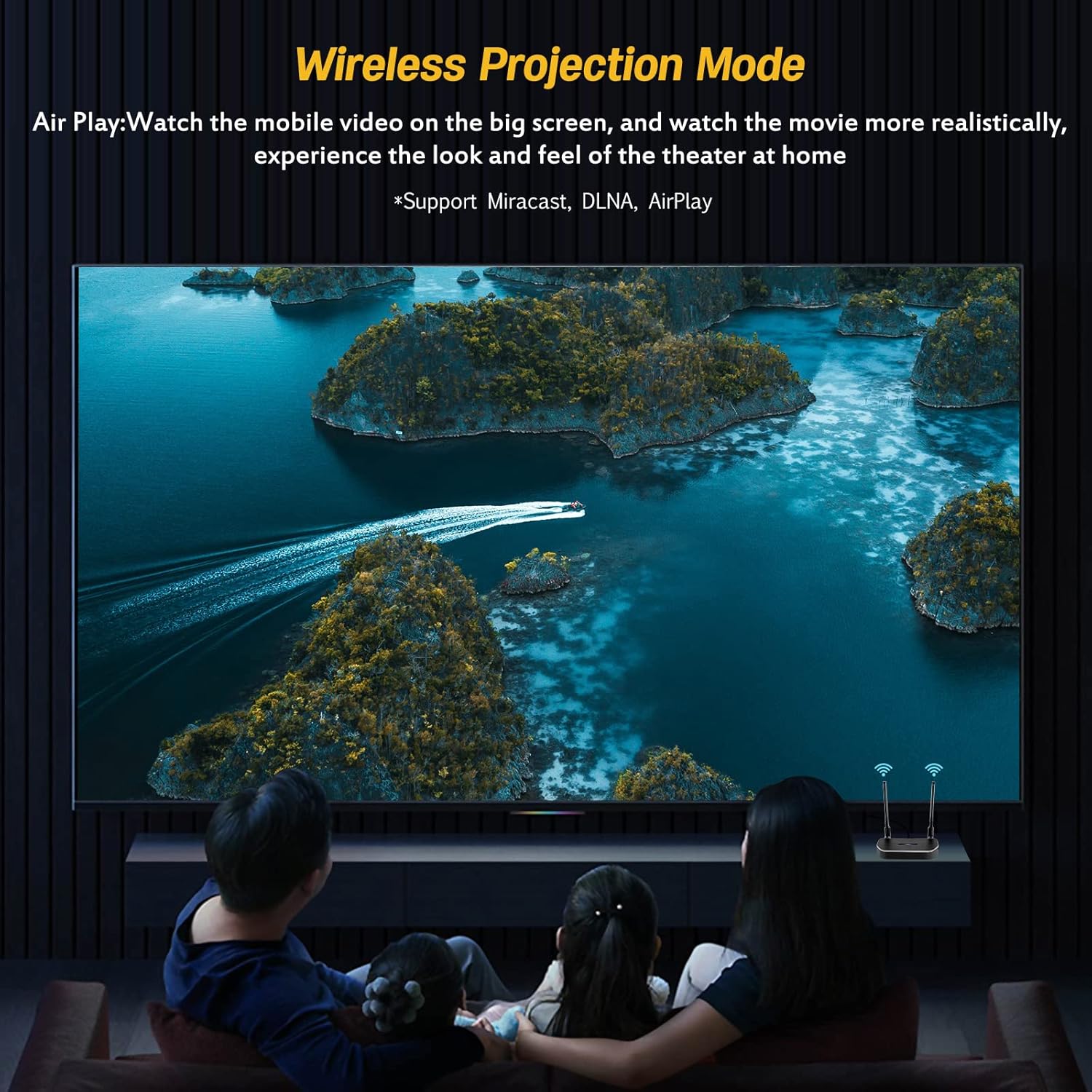 HDMI Transmitter and Receiver 4K Kit,  4K  Presentation Equipment HDMI Adapter, Plug and Play Streaming Media. Laptop, Dongle, PC,  Phone to HDTV/Projector 165FT/50M