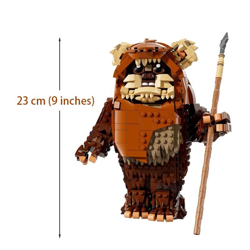 1010pcs Wicket the Ewok Compatible 75430 Creative Building Blocks Toy Set, Ivoke Wicket Series Model No Battery Required, Perfect Gift