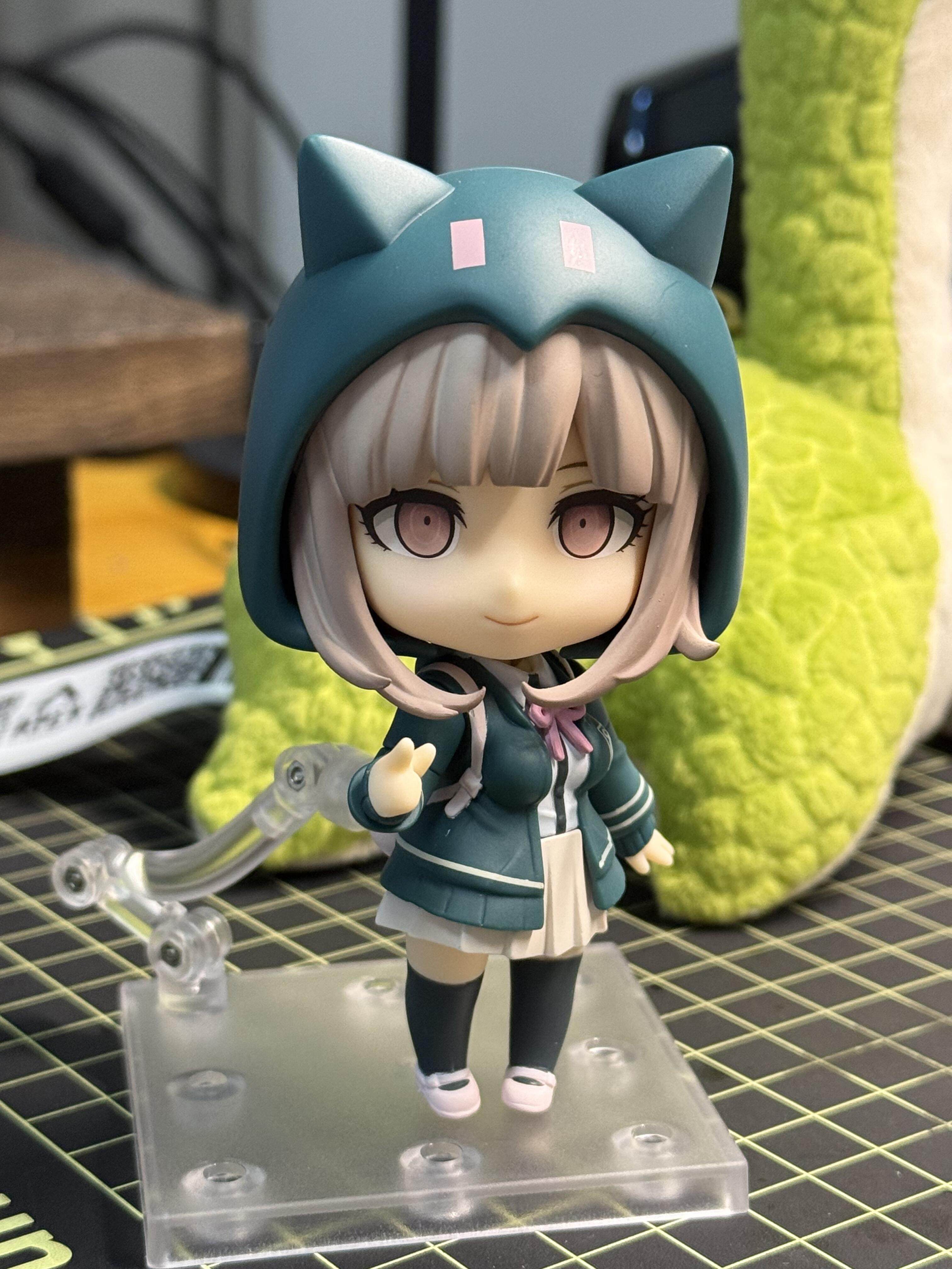 Chiaki Nanami & Nagito Komaeda Danganronpa Action Figures with Interchangeable Plastic Parts, Anime Desktop Decoration Gift for Anime Collectors