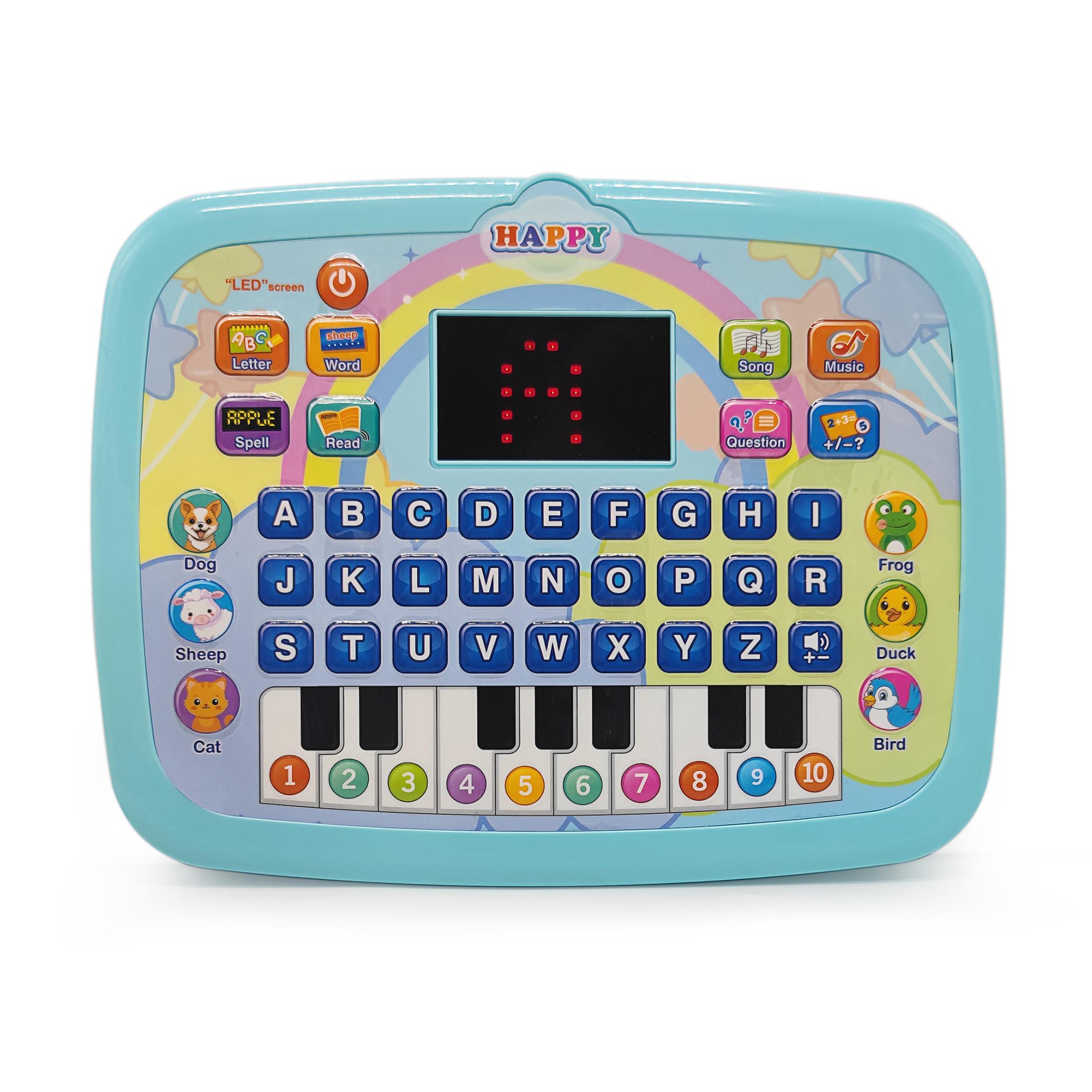English Learning Machine, Educational Toy with LED Screen, 8 Modes Including 6 Learning and 2 Music Modes, Requires Aa Batteries