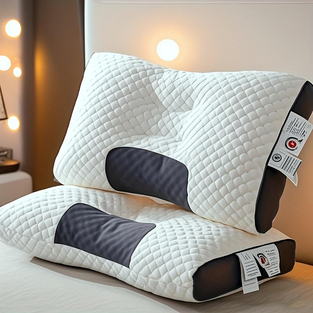 [Massage Pillows for Couples] 2 Soft Knitted Neck Pillows | Adjustable Ergonomic, High-Quality Core, Removable Cover, Comfortable for Couples