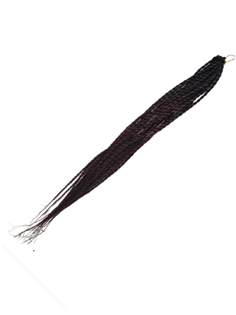 Gradient Twist Braid Synthetic Hair Extensions, One Board Gradient Color, Durable Fiber Hairpiece for Women