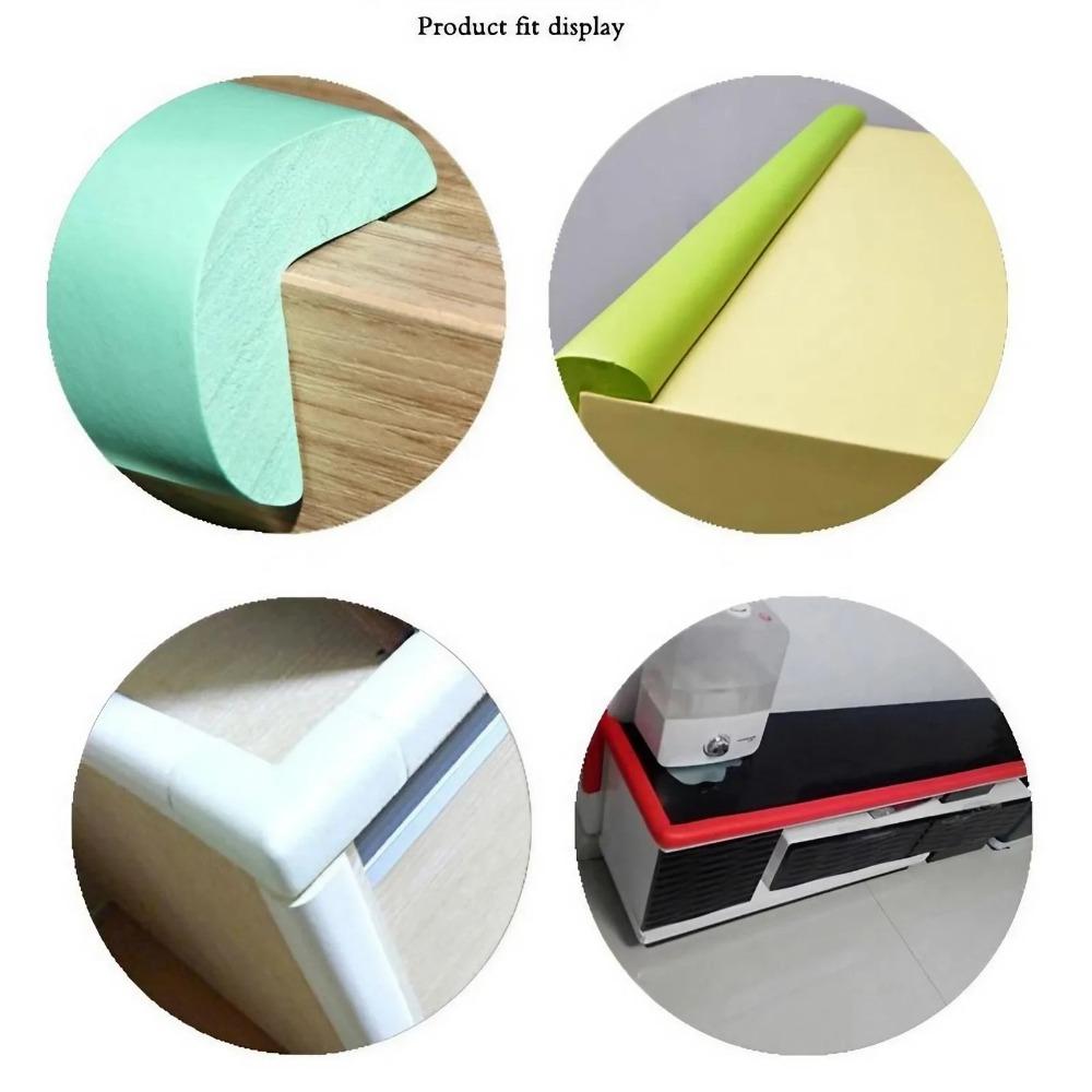 Upgraded L-Shaped Corner Guards Extra Thick Self-Adhesive Waterproof Edge Bumpers Child Safety Soft Cushion Pads Cuttable Furniture Protectors Anti-Peel Table Corner Covers
