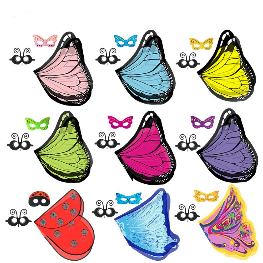 Angel Butterfly Wings Cape, Festival Party Stage Performance Costume, Children Role Play Dress Up Clothing, Fairytale Outfits, Kids Halloween