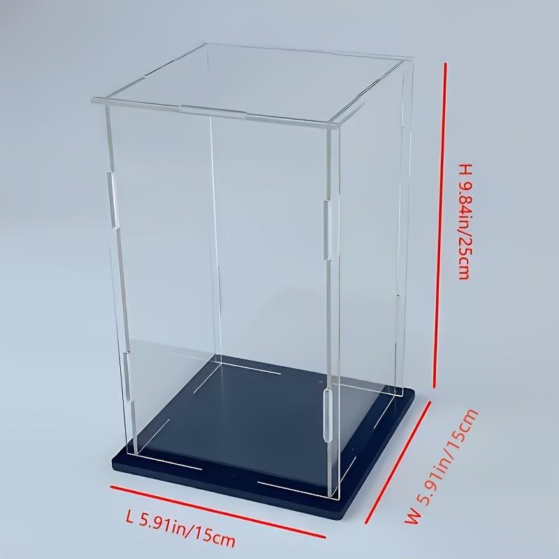Transparent Acrylic Display Case, Stackable Doll Box, Vertical Assembly Stand, Base, Pop Character Dustproof Collector's Box