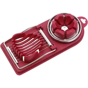 in 1 Egg Slicer for Hard Boiled Eggs, Tomato