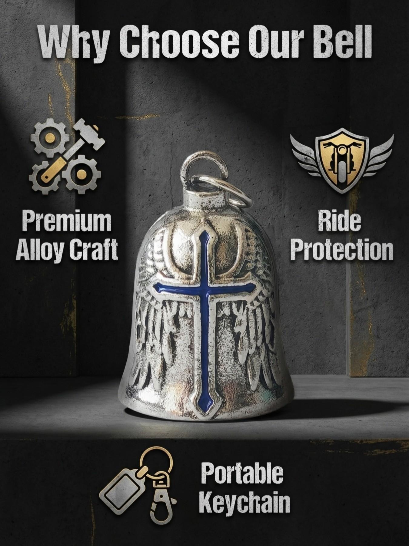 Alone Luna Motorcycle Bell, Christmas/halloween Bell, Gremlin/guardian Keychain, Lucky Riding Bell, Durable and Fashionable Design