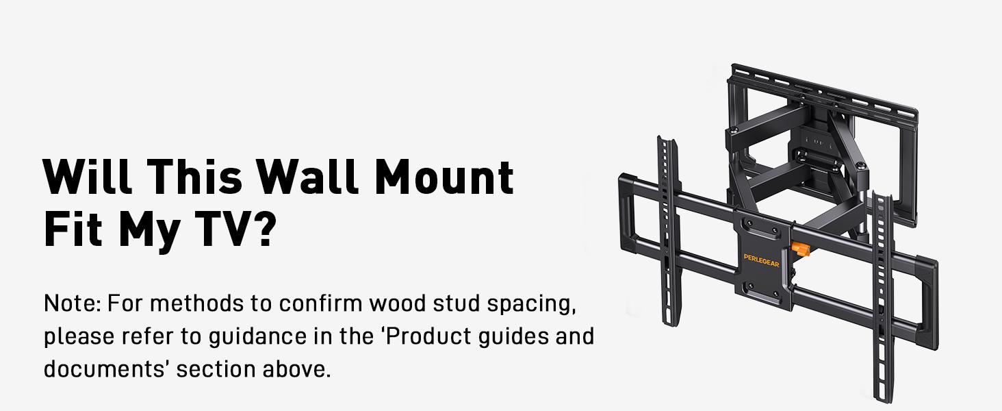 UL Listed Full Motion TV Wall Mount for 40-86 inch / 42-84 inch / 42-85 inch TVs up to 132 lbs, TV Mount with Dual Articulating Arms, Tool-Free Tilt, Swivel, Extension, Leveling, Max VESA 600x400mm, 16" Studs#TikTokShopBlackFriday