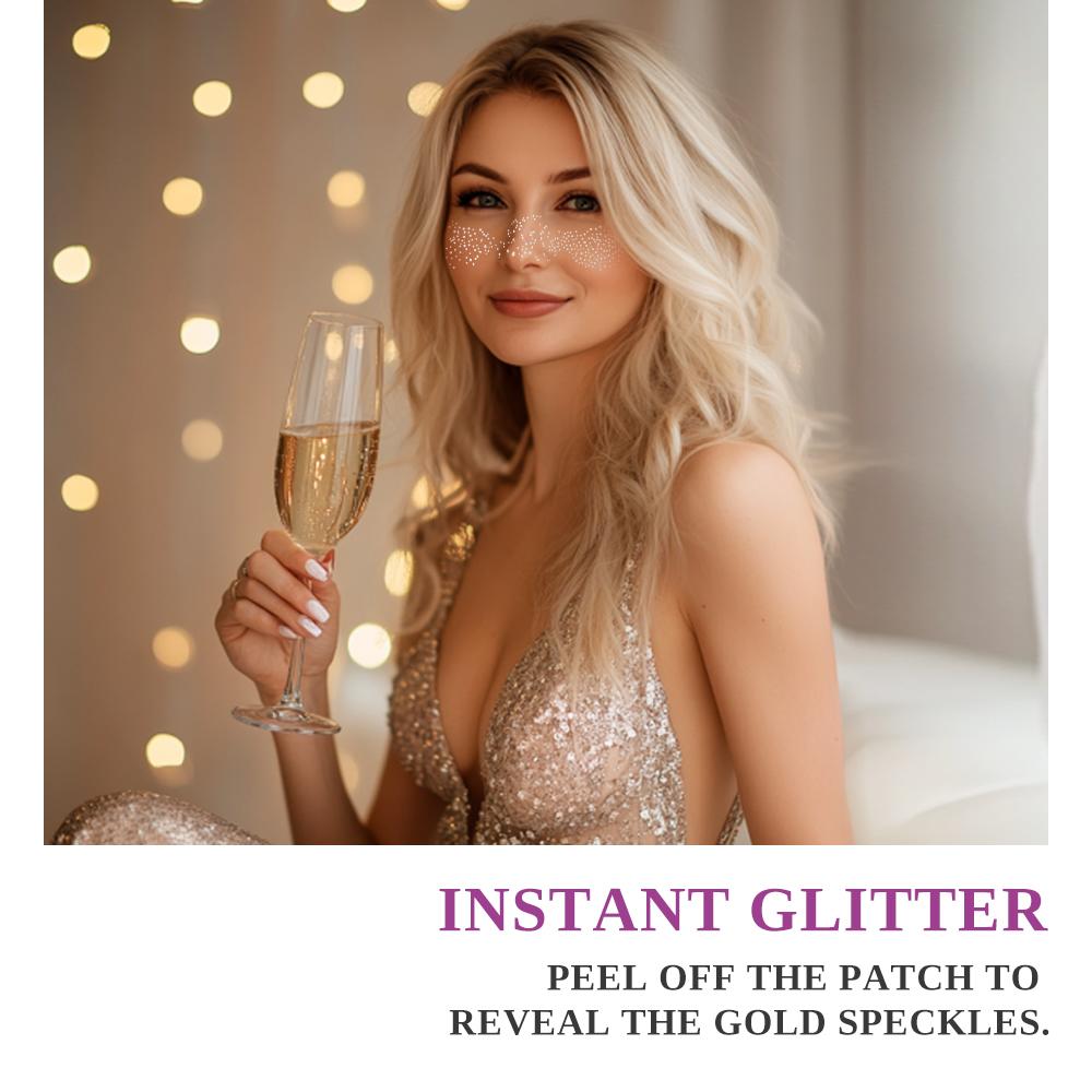 Glitter Makeup Stickers, 6 Counts/set Waterproof Makeup Glitter Patches, Face Glitter Makeup Stickers, Makeup Accessories for Women & Girls, Cosmetic, Glam Pack Glitter