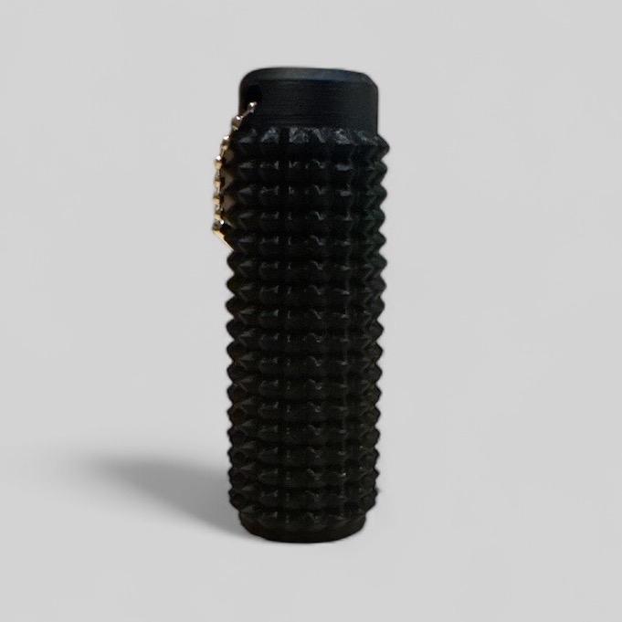 Little Ouchies Grippie Portable Vibrant Colors Stim Tool with Firm Plastic Spikes for Anxiety & Stress Relief, Clip to Keys for On-the-Go Comfort Pain Stimulation Impulse Management